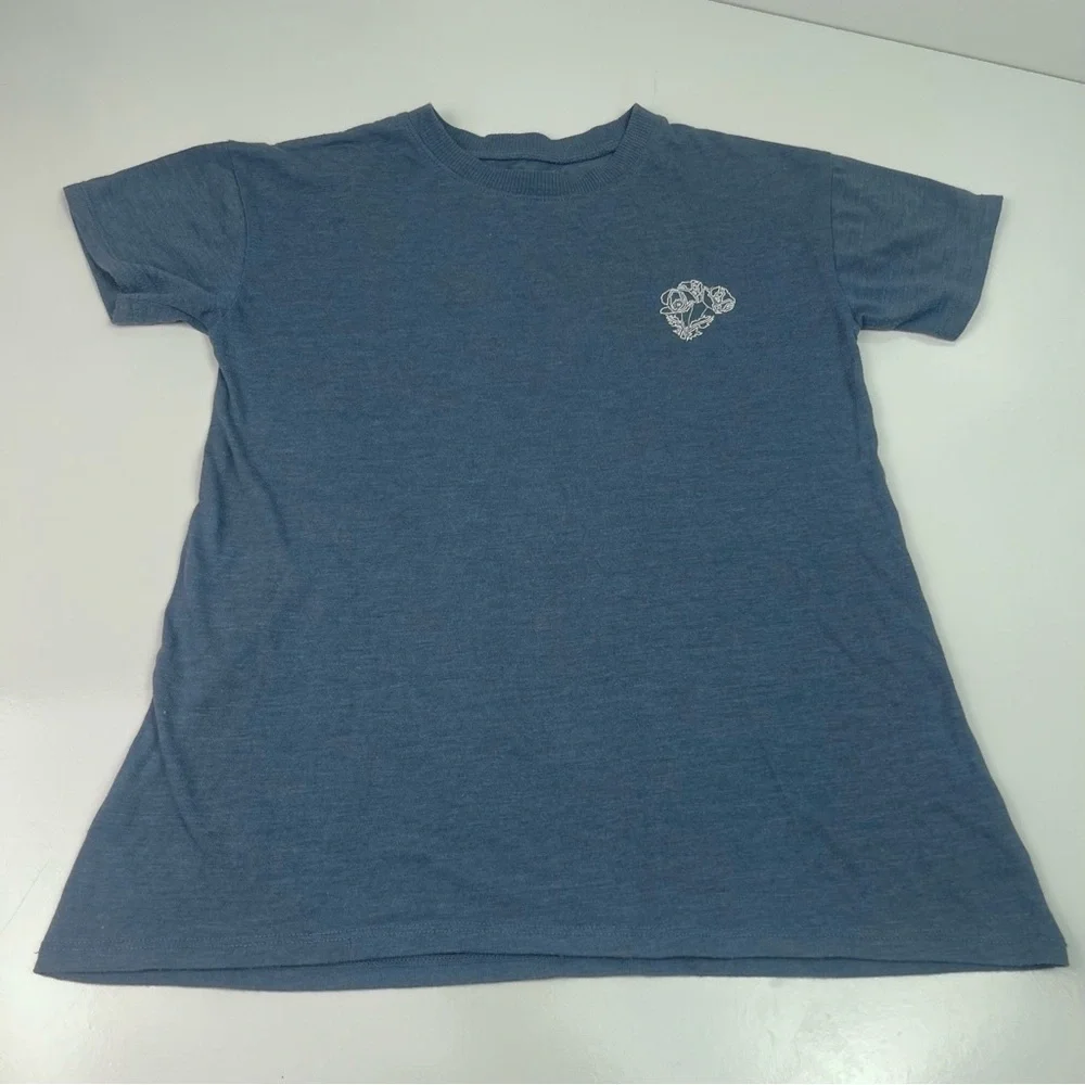 Tucker and Tate Blue Floral T-Shirt Girls Sz Large 10/12